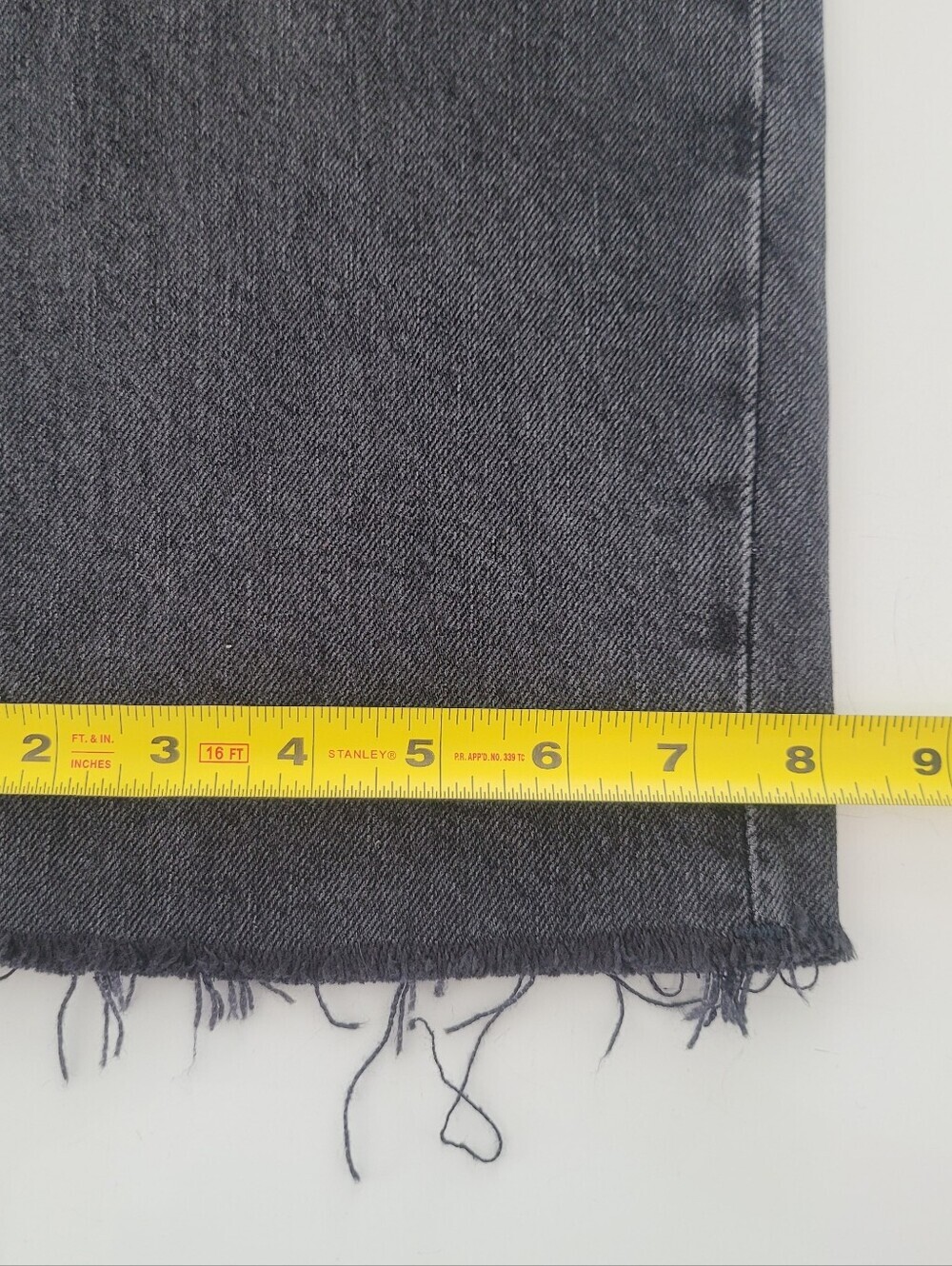 Mango Havana High-Rise Black Wash Straight Jeans Size 10 - Picture 11 of 14